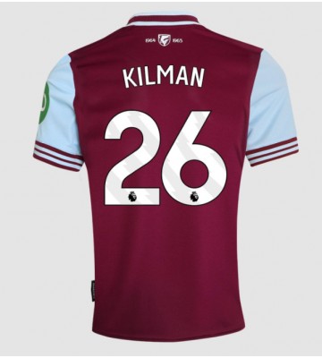 West Ham United Max Kilman #26 Hjemmebanetrøje 2024-25 Kort ærmer